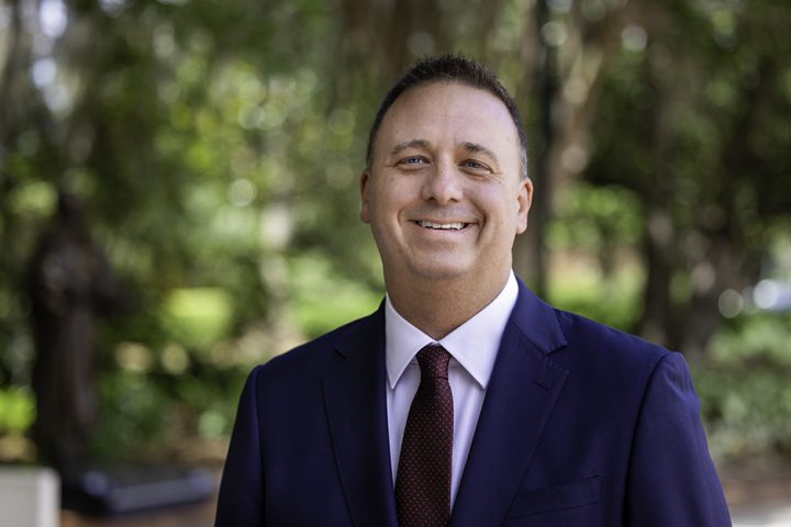 Photo shows Jonathan Fozard in an outdoor setting.